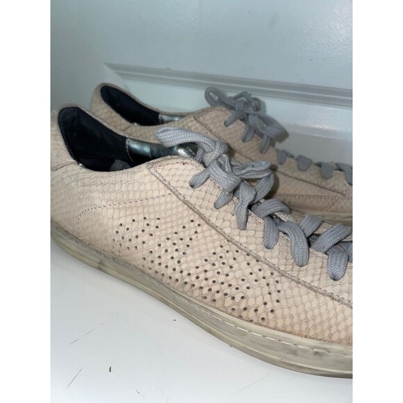 P448 John Women’ Low Top Leather Sneaker size 39/ US 8.5 - Picture 4 of 11